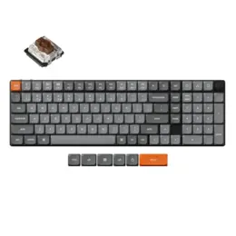 Keychron K17 Max QMK/VIA gaming toetsenbord brown switch