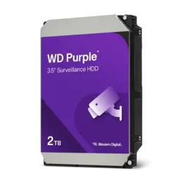 WD Purple 2TB Surveillance harde schijf WD23PURZ