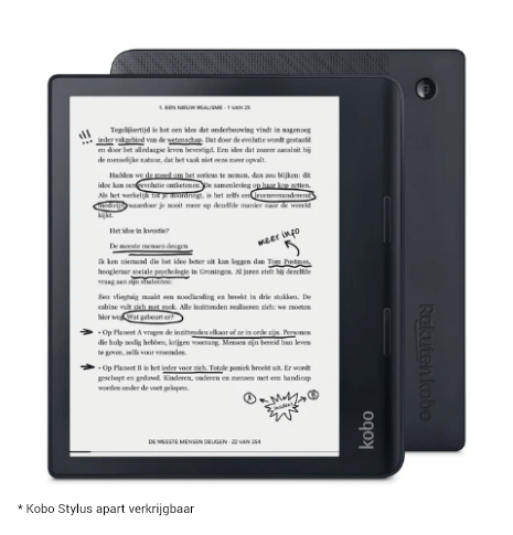 Kobo Sage e-reader zwart