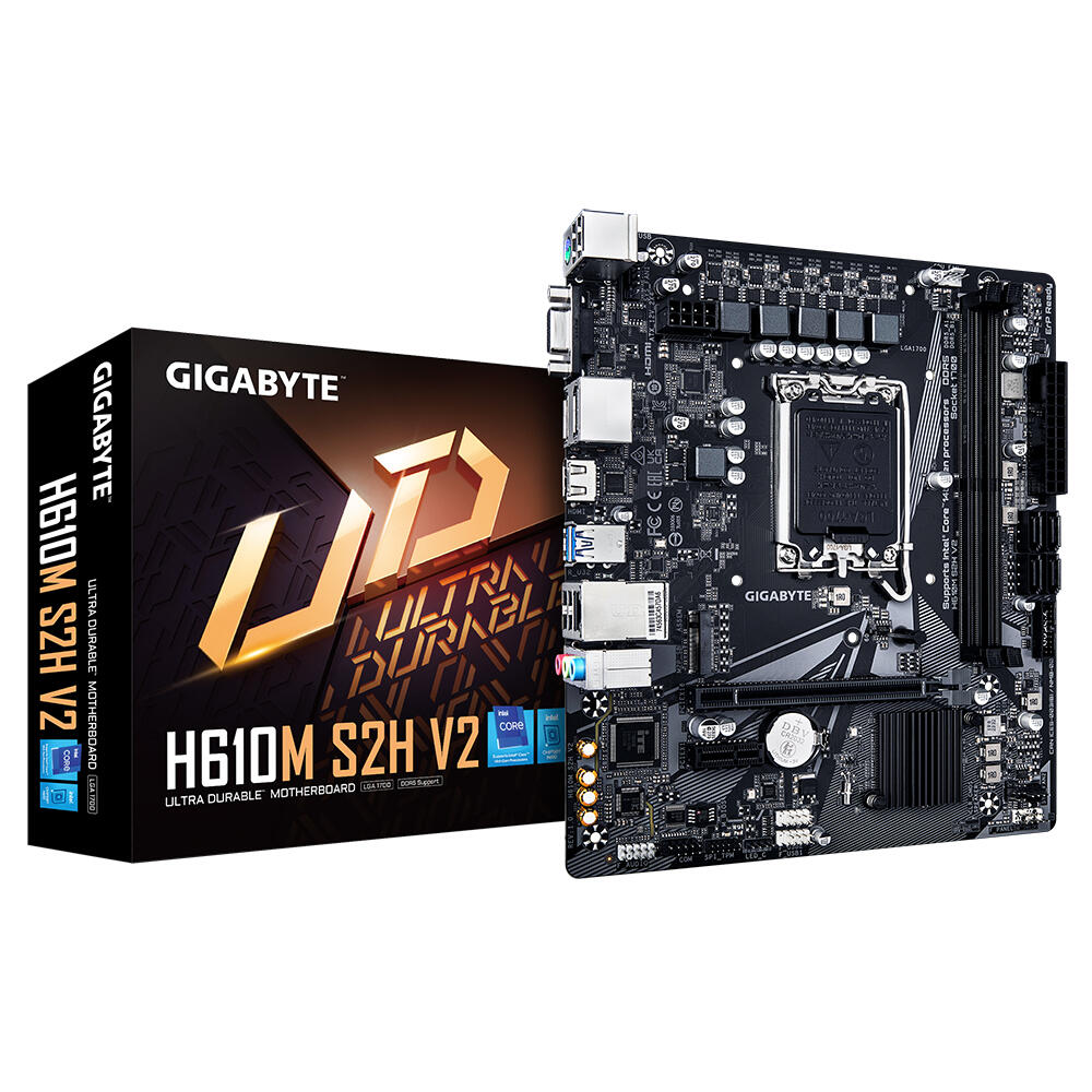 Gigabyte H610M S2H V2, mATX, S1700