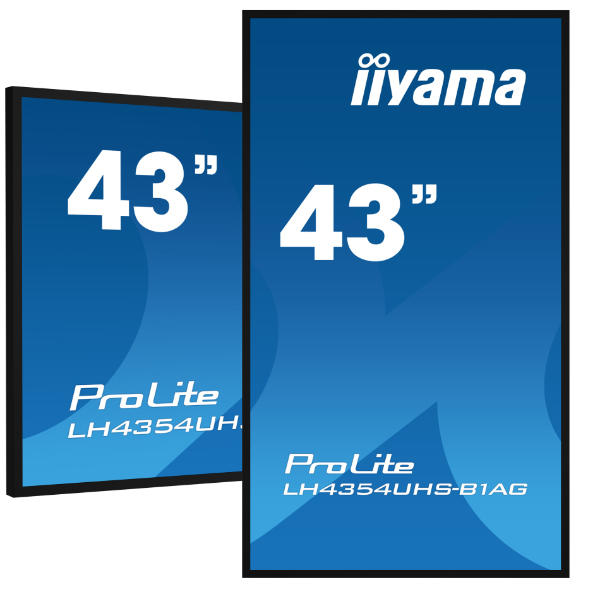 Iiyama ProLite LH4375UHS-B1AG Digital Signage display Energielabel: G (A G) 108 cm 42.5 inch 3840 x 