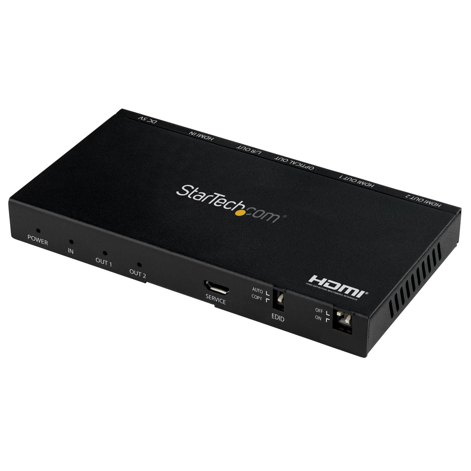 StarTech.com HDMI splitter 2-poorts 4K 60Hz met ingebouwde scaler