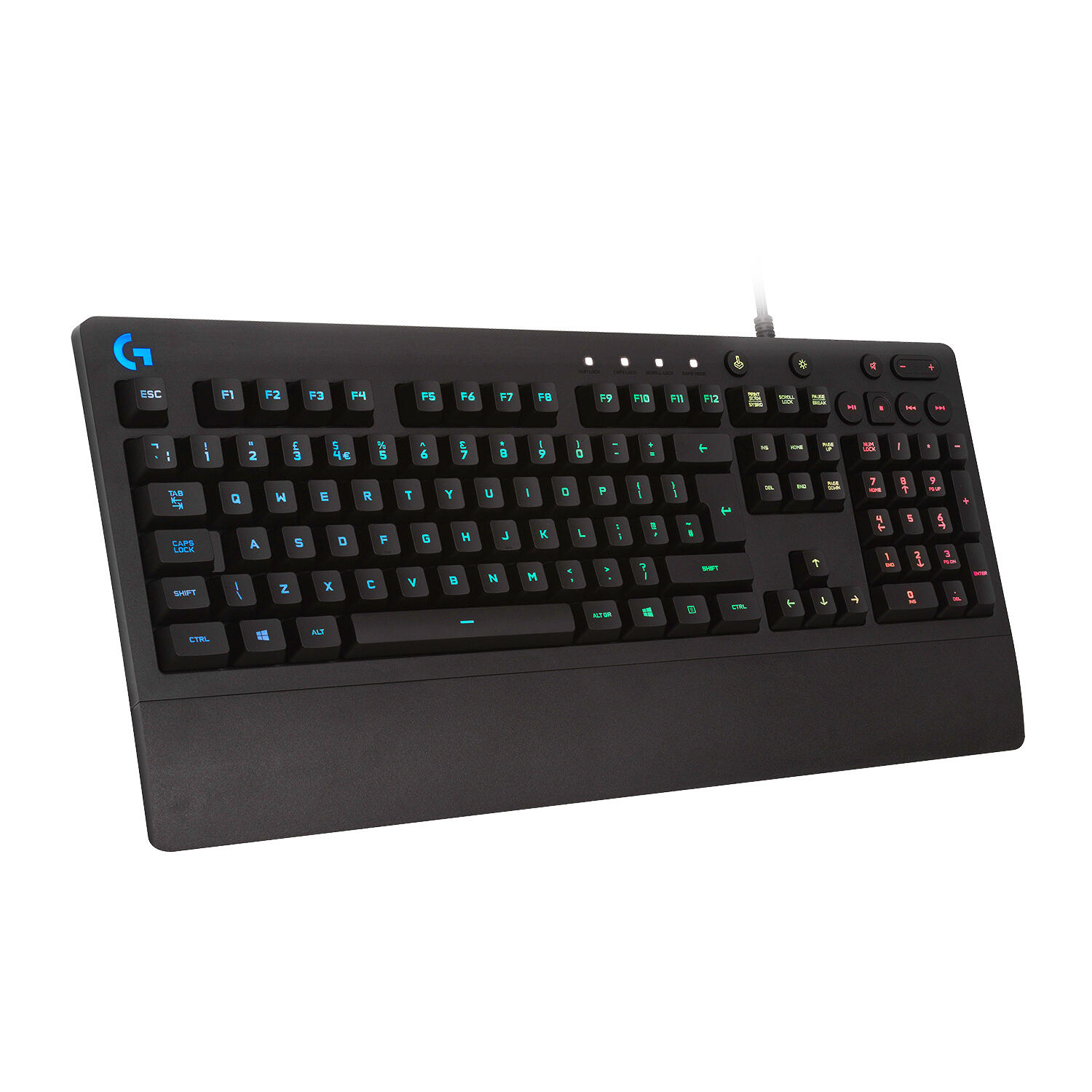 Logitech G213 Prodigy USB QWERTZ Duits Zwart